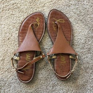 Sam Edelman Tan Leather Sandals